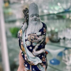 Figura de porcelana “Hombre Sabio” oriental
