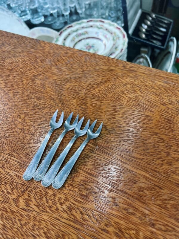 Set de 4 pinches de acero inoxidable