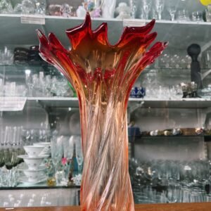 Gran florero cristal de murano Italiano FORMIA