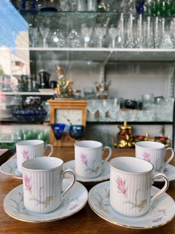 Set de 5 dúos de café porcelana verbano - Image 2
