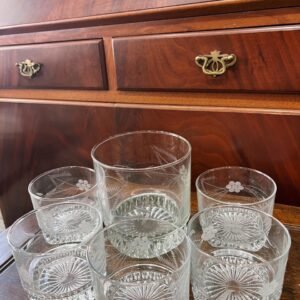 Set de hielera con 5 vasos para whisky