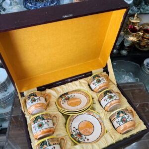 Juego de café porcelana japonesa en caja