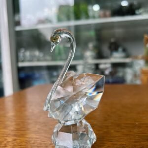 Figura cisne de cristal estilo Swarovski