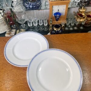 Par de platos de porcelana Bavaria