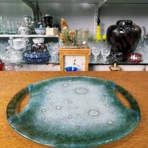 Fuente de vidrio o centro de mesa