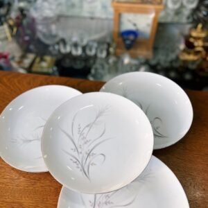 Set de 4 platos playos porcelana tsuji