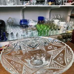 Exquisito centro de mesa de cristal súper tallado europeo