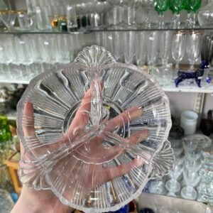 Fuente para picada de vidrio prensado