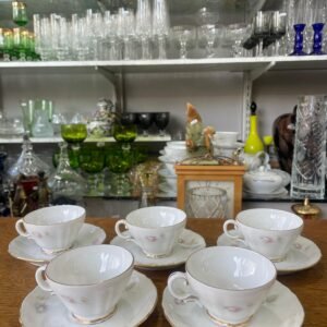 Set de 5 dúos de café de porcelana Verbano