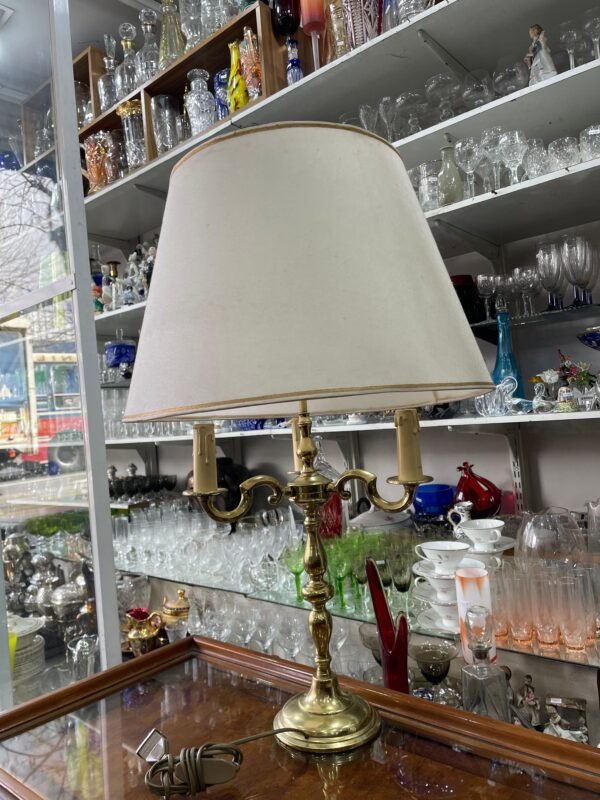 Lámpara de bronce con 3 luces - Image 7
