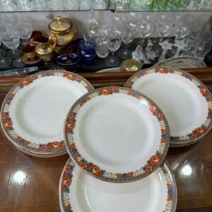 Juego de 12 platos playos ingleses Staffordshire Wilkinson England