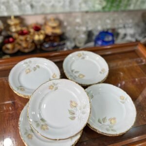 Juego de 12 platos de postre o pan porcelana española VIGO