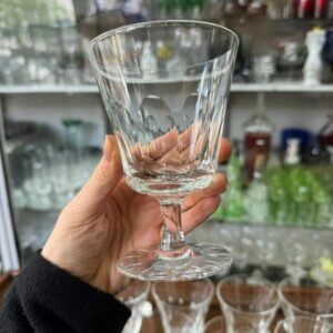 Juego de 6 copas de cristal para agua o vino