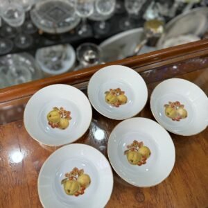 Set de 5 compoteras porcelana verbano