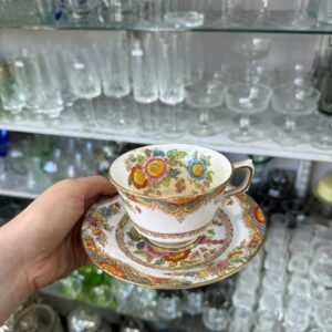 Dúo de té inglés de colección “KIANG” England