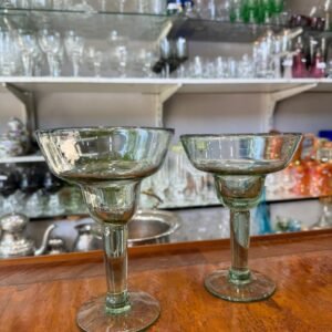 Set de 2 copas grandes de martini / candelabros