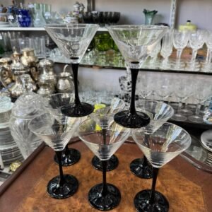 Juego de 8 copas para martini francesas