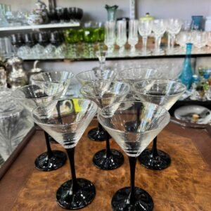 Juego de 8 copas para martini francesas