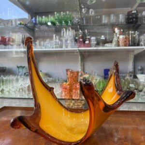 Centro de mesa de murano naranja