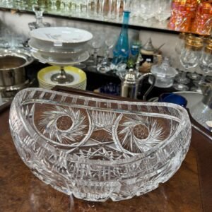 Exquisito centro de mesa de cristal súper tallado estilo BACCARAT