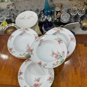 Juego de 12 platos hondos porcelana NORITAKE “PEONY”