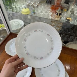 Juego de 6 platos de postre porcelana tsuji