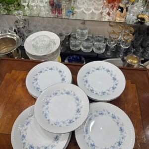 Juego de 12 platos de postre porcelana tsuji