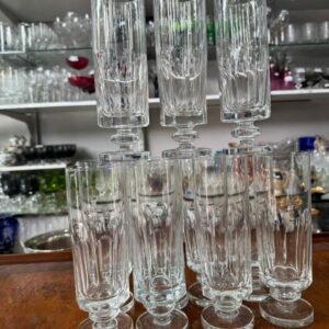 Juego de 11 copas de cristal para champagne