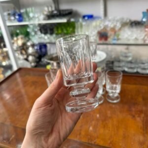 Juego de 11 copas de cristal para oporto