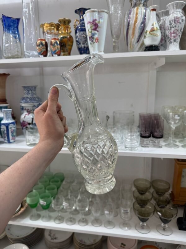 Jarra de cristal súper tallado