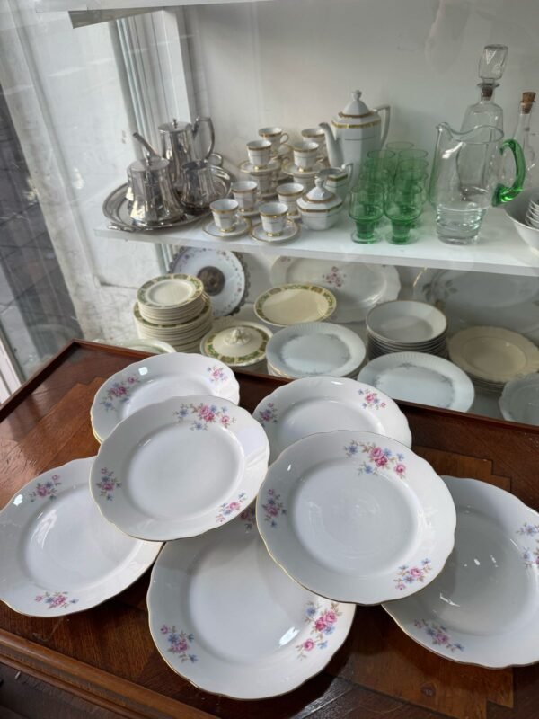 Juego de 6 platos de postre porcelana verbano - Image 3