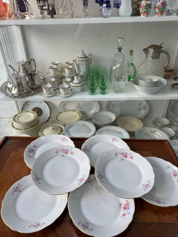 Juego de 6 platos de postre porcelana verbano - Image 4