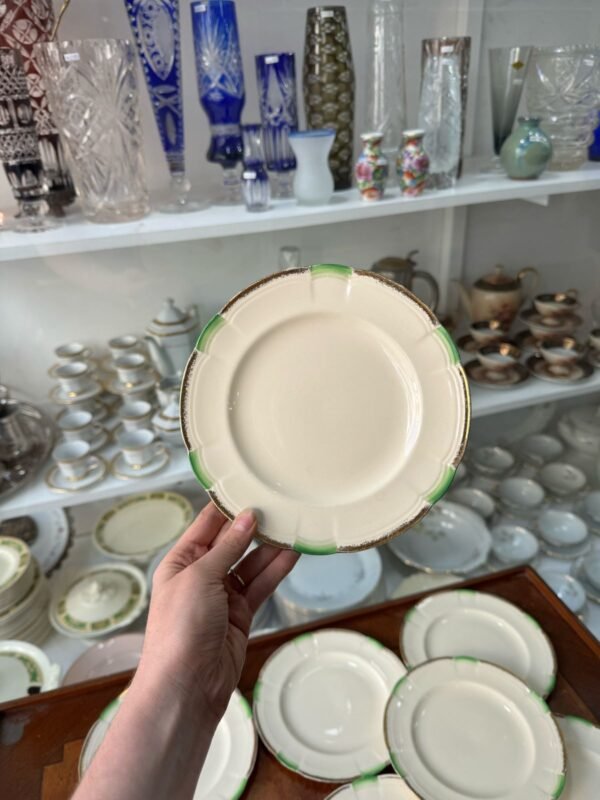Juego de 8 platos de postre ingleses Alfred Meakin - Image 6