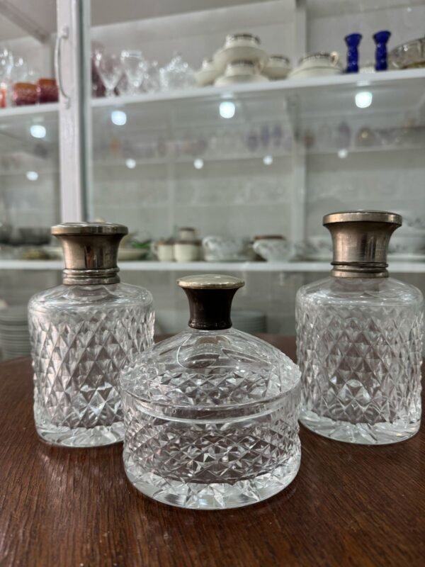 Set de perfumeros cristal súper tallado - 3 piezas - Image 3