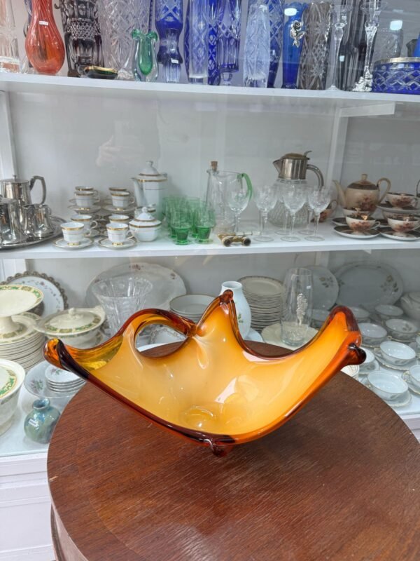 Centro de mesa de cristal de murano naranja - Image 2