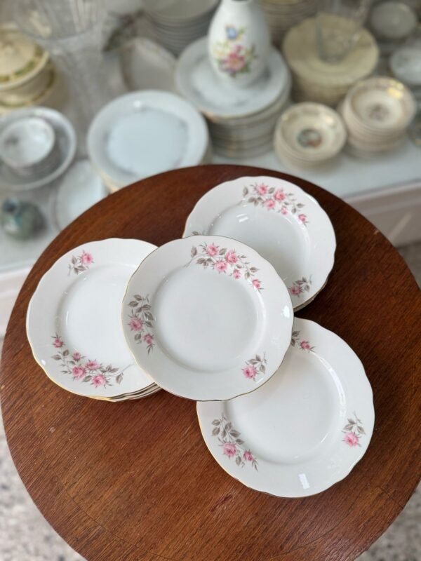 Juego de 12 platos de postre porcelana verbano - Image 2