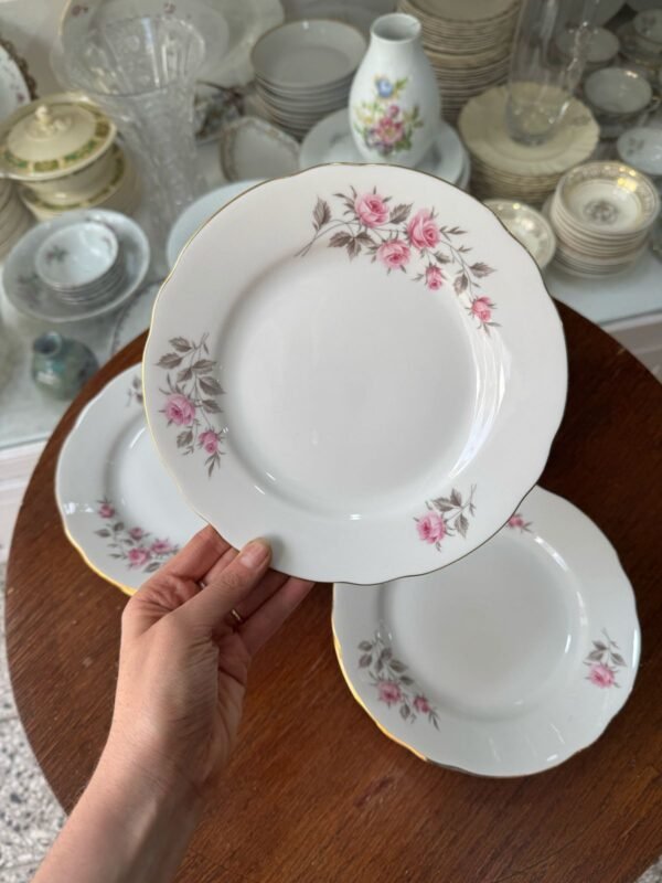 Juego de 12 platos de postre porcelana verbano - Image 3