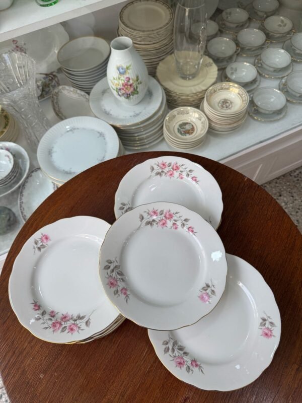 Juego de 12 platos de postre porcelana verbano - Image 4