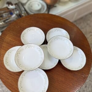 Juego de 8 compoteras porcelana NORITAKE