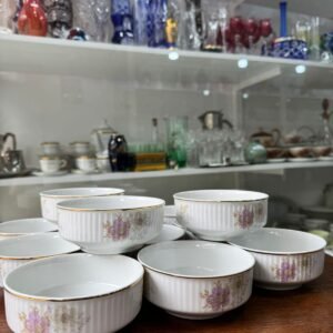Juego de 12 compoteras porcelana verbano