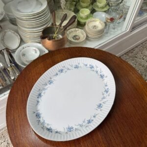Fuente oval grande porcelana tsuji