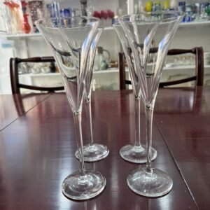 Set de 4 copas de cristal