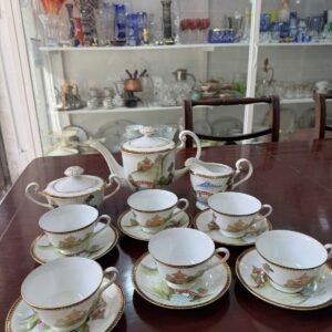 Juego de té porcelana tsuji para 6 personas