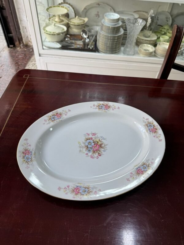 Fuente oval grande porcelana tsuji