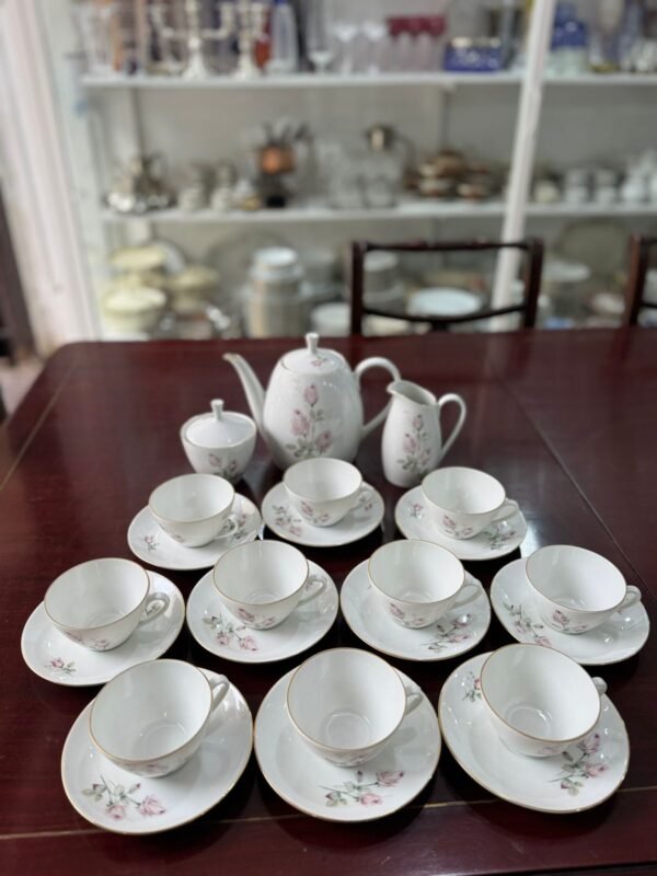 Juego de té porcelana verbano completo para 10 personas - Image 6