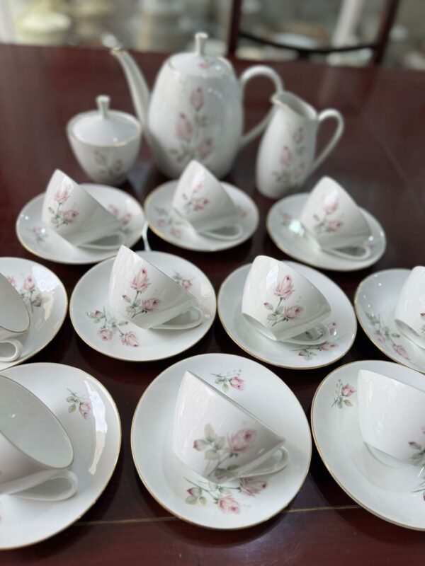 Juego de té porcelana verbano completo para 10 personas - Image 2