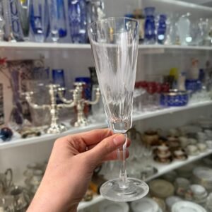 Juego de 7 copas de cristal súper tallado para agua o vino
