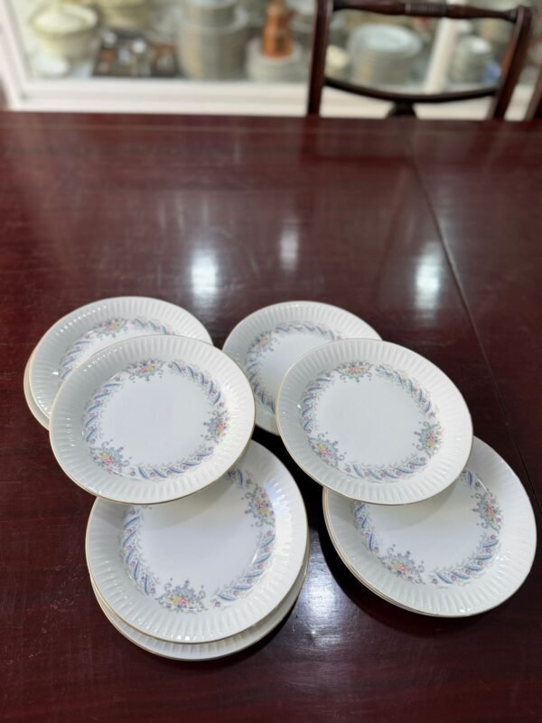 Juego de 10 platos de postre porcelana tsuji - Image 3