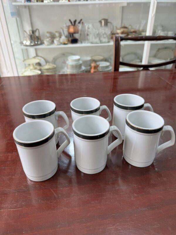 Juego de 6 tazas jarritos porcelana tsuji - Image 4
