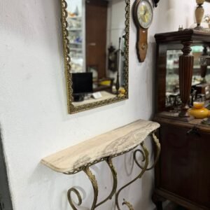 Dresuar espejo marmol con bronce